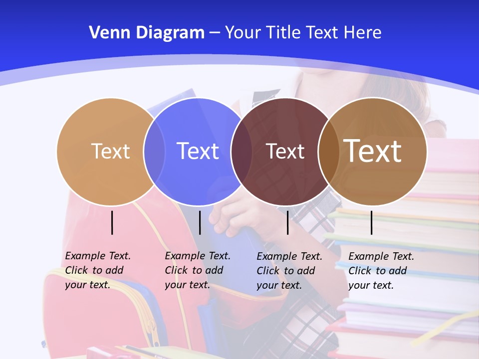 Smile Girl Colour PowerPoint Template