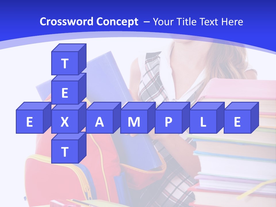 Smile Girl Colour PowerPoint Template