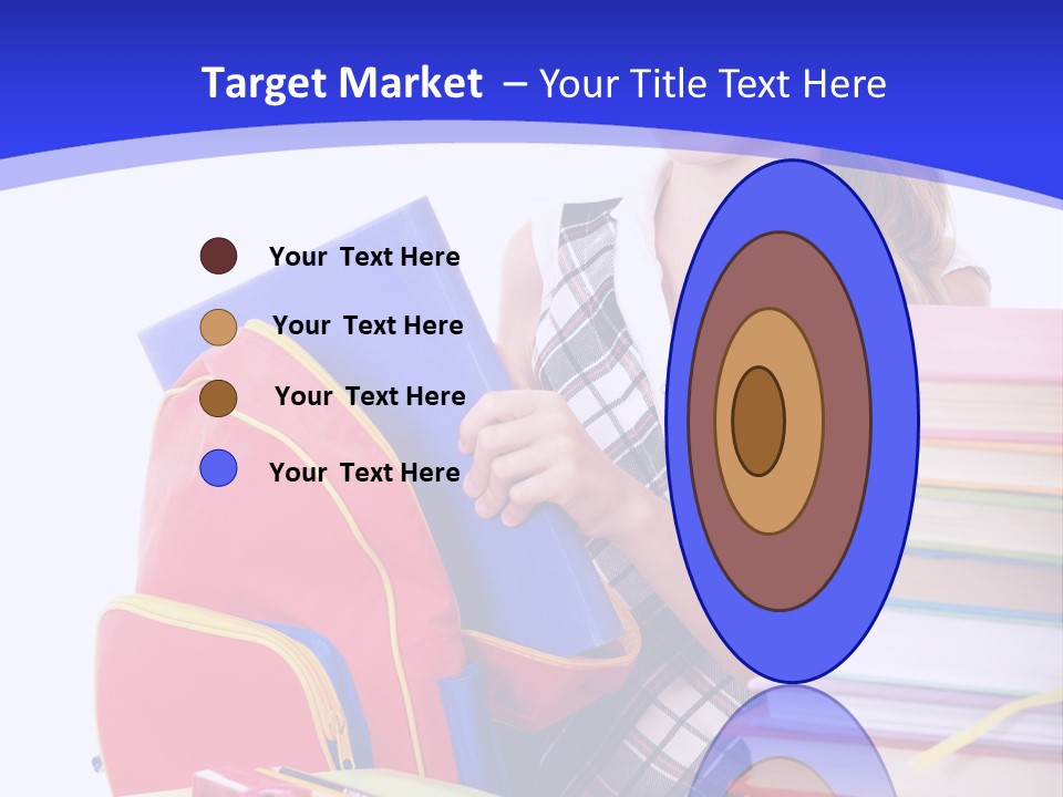 Smile Girl Colour PowerPoint Template