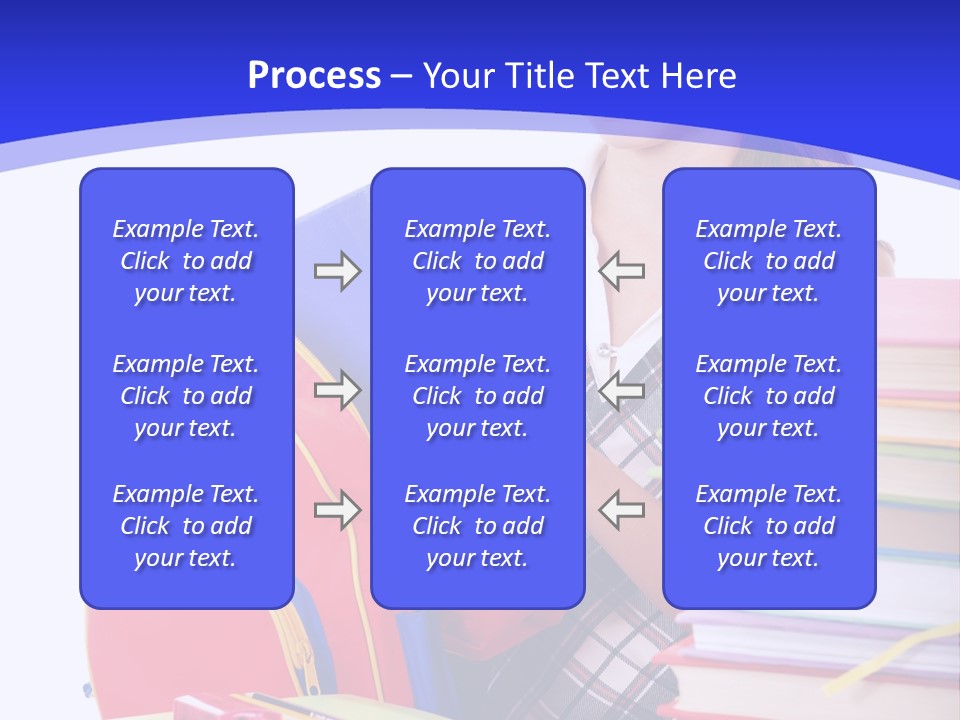 Smile Girl Colour PowerPoint Template