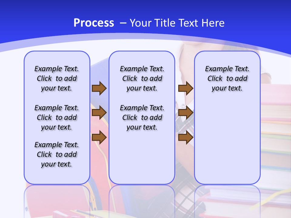 Smile Girl Colour PowerPoint Template