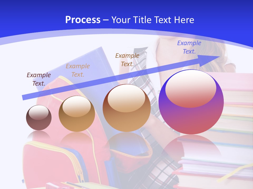 Smile Girl Colour PowerPoint Template