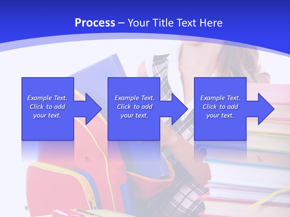 Smile Girl Colour PowerPoint Template