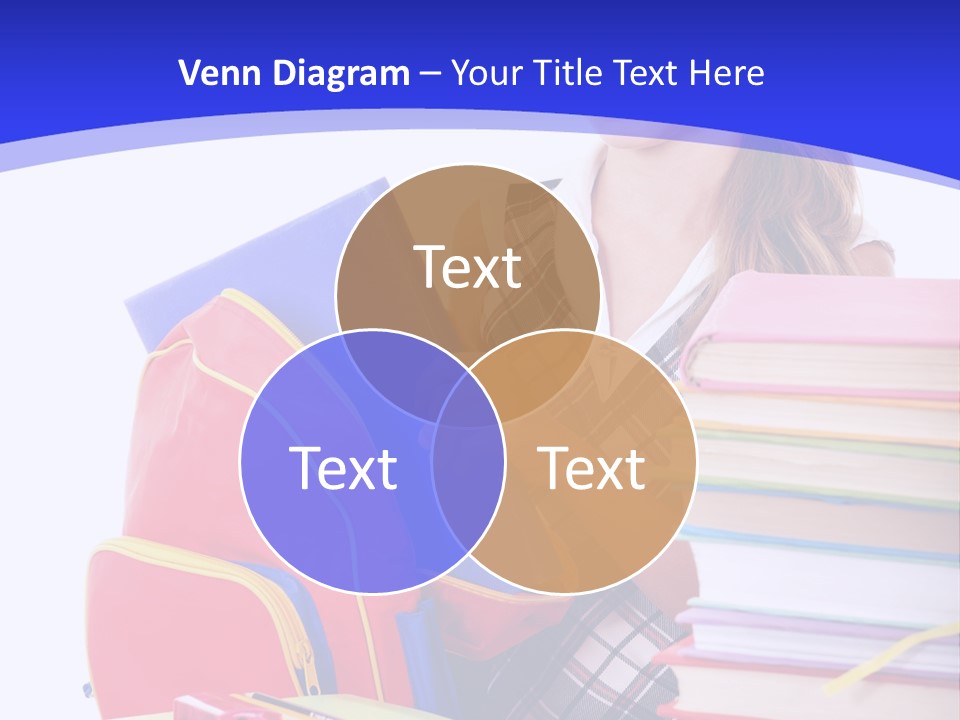 Smile Girl Colour PowerPoint Template