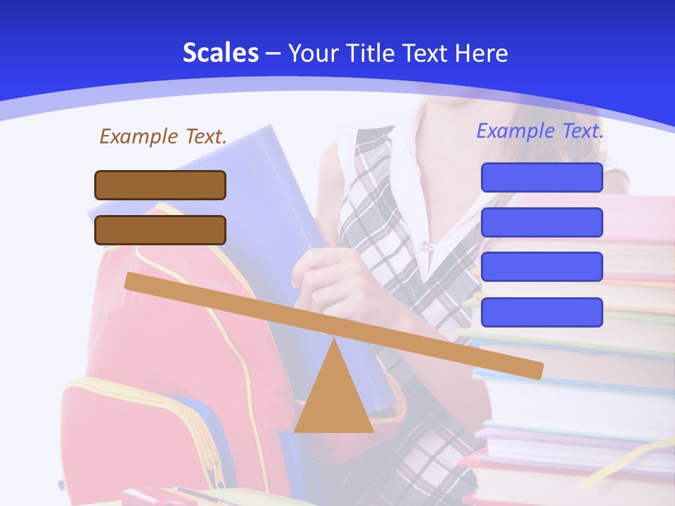 Smile Girl Colour PowerPoint Template