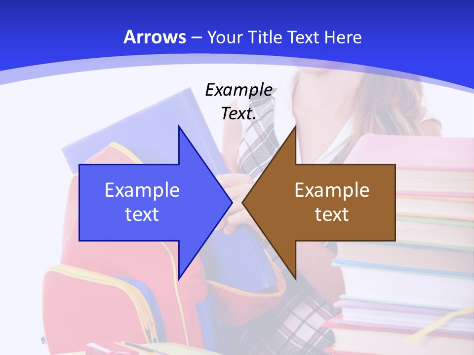 Smile Girl Colour PowerPoint Template