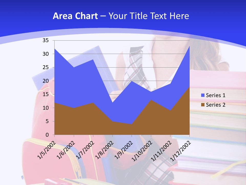 Smile Girl Colour PowerPoint Template