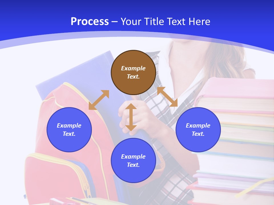 Smile Girl Colour PowerPoint Template