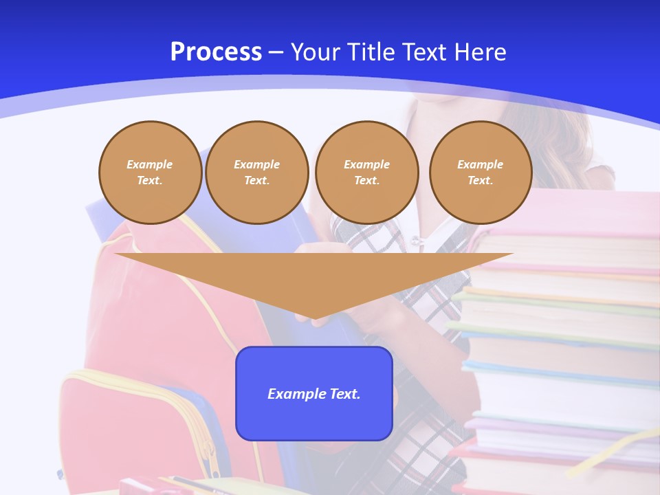 Smile Girl Colour PowerPoint Template