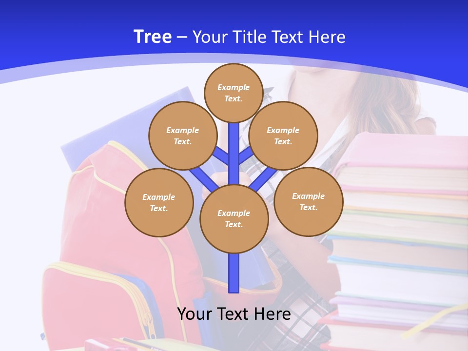 Smile Girl Colour PowerPoint Template