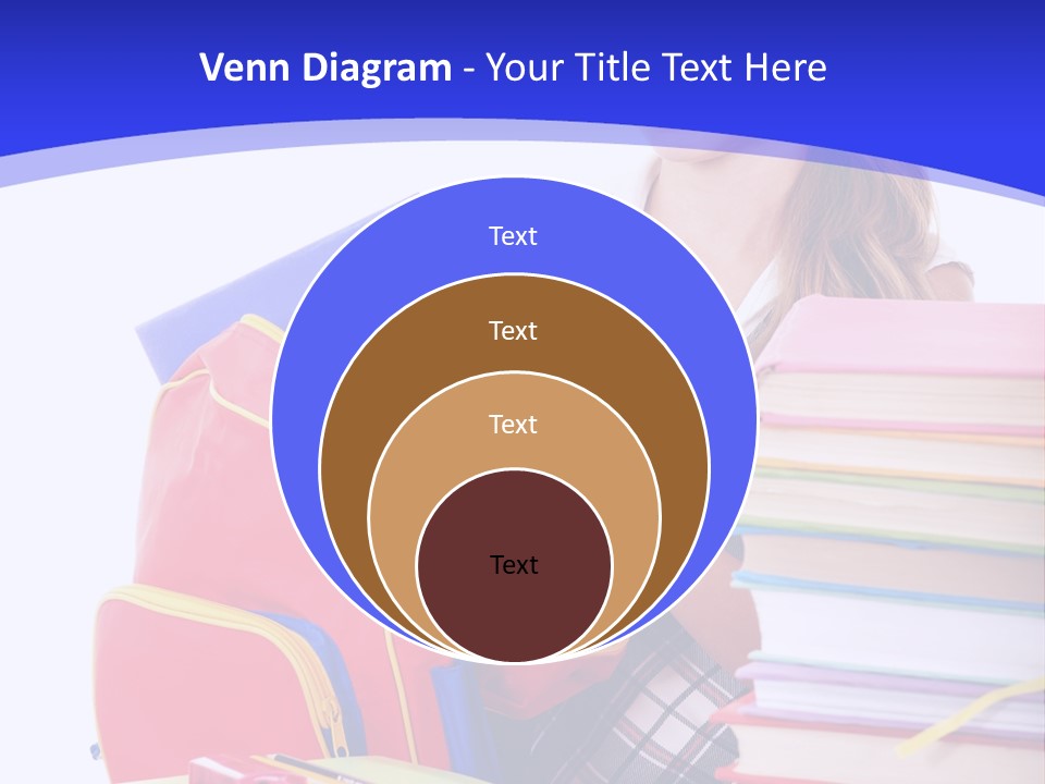 Smile Girl Colour PowerPoint Template