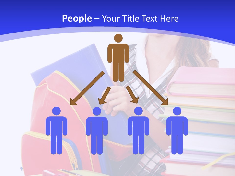 Smile Girl Colour PowerPoint Template