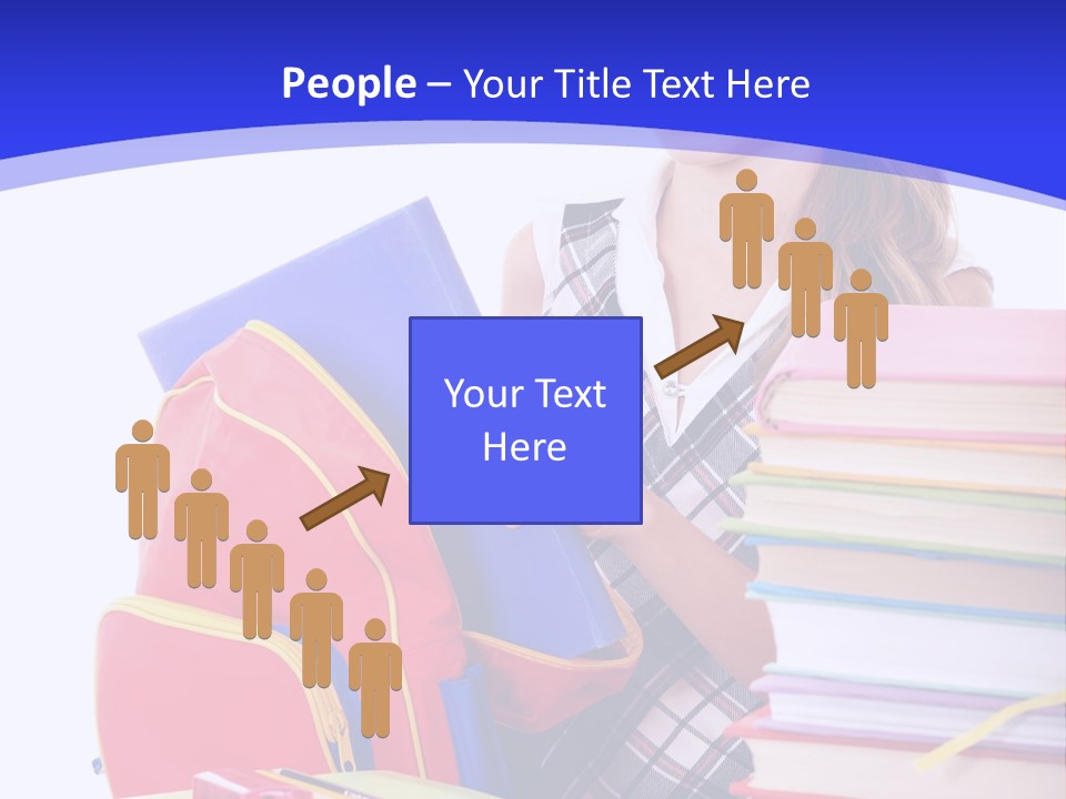 Smile Girl Colour PowerPoint Template