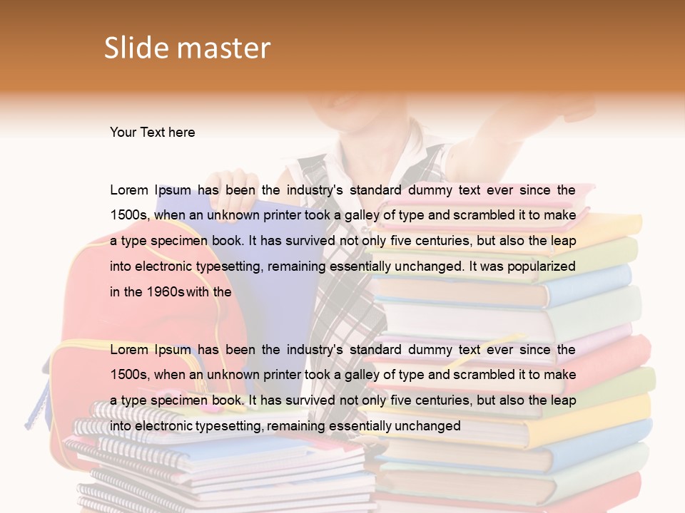 Supply Showing Learning PowerPoint Template