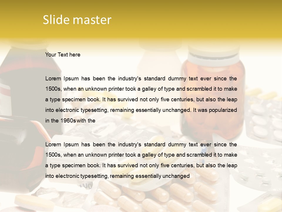 Pharmacy Addiction Therapy PowerPoint Template