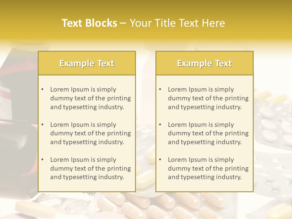 Pharmacy Addiction Therapy PowerPoint Template