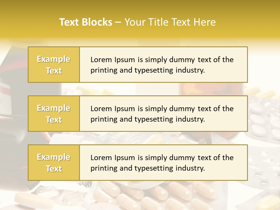 Pharmacy Addiction Therapy PowerPoint Template