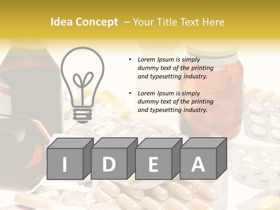 Pharmacy Addiction Therapy PowerPoint Template