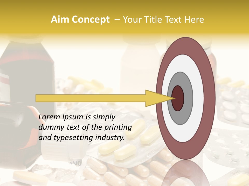 Pharmacy Addiction Therapy PowerPoint Template