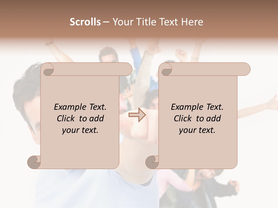 Human Thumb Success PowerPoint Template