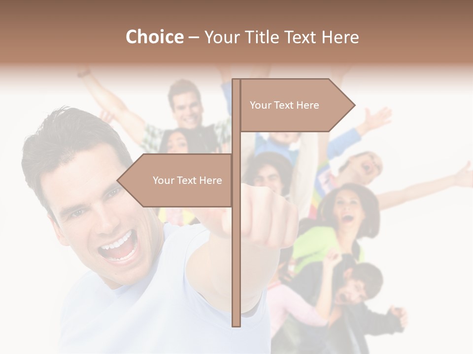 Human Thumb Success PowerPoint Template