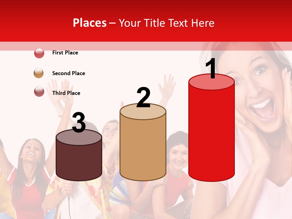 Lady Human Smiling PowerPoint Template