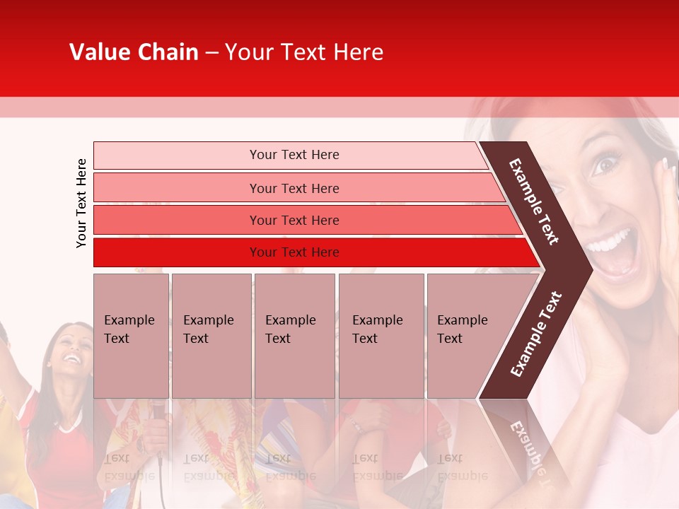Lady Human Smiling PowerPoint Template