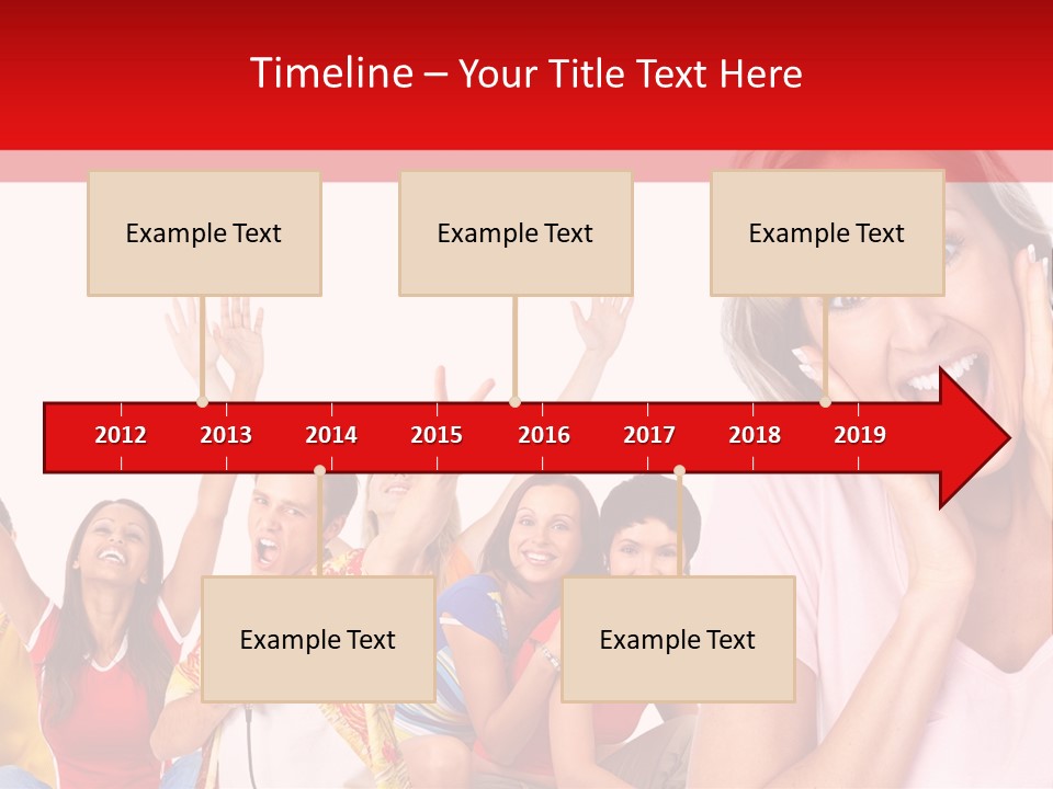 Lady Human Smiling PowerPoint Template