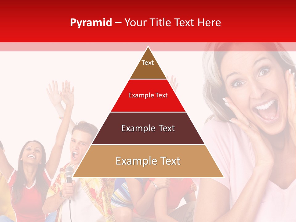 Lady Human Smiling PowerPoint Template