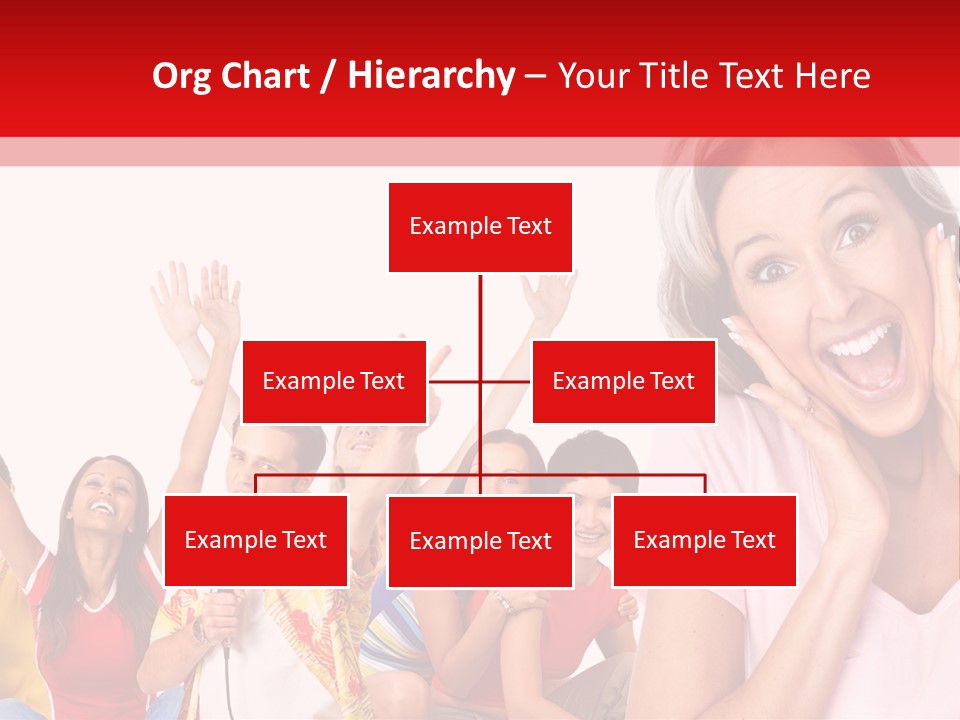 Lady Human Smiling PowerPoint Template