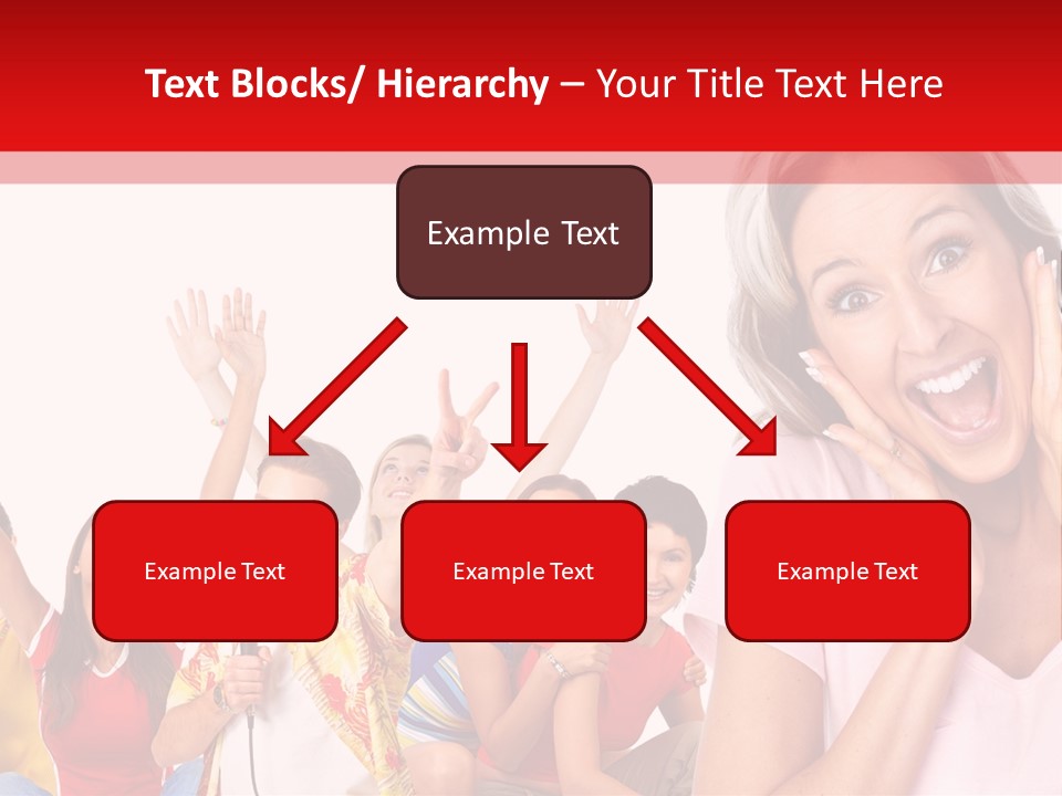 Lady Human Smiling PowerPoint Template