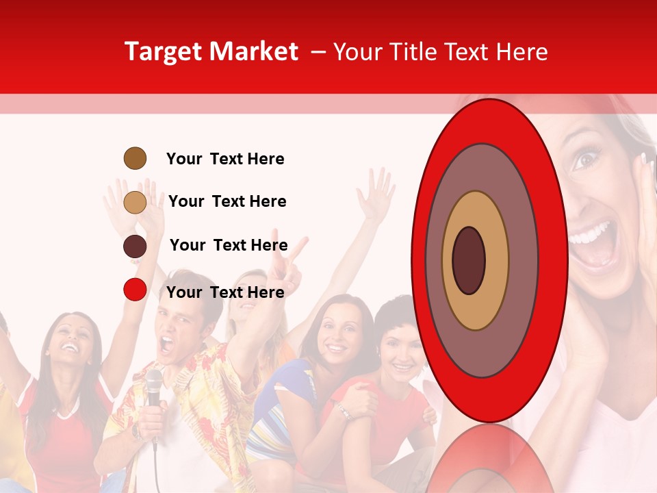 Lady Human Smiling PowerPoint Template