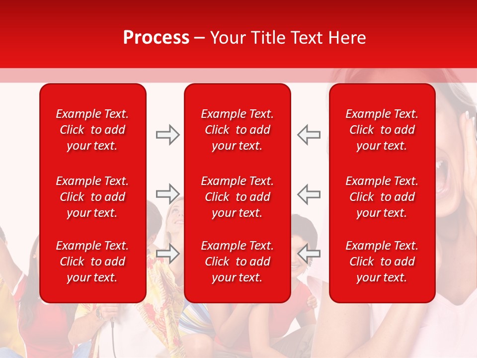 Lady Human Smiling PowerPoint Template