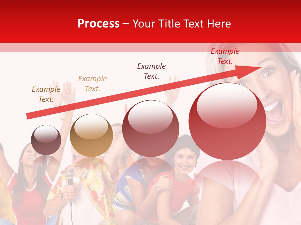 Lady Human Smiling PowerPoint Template