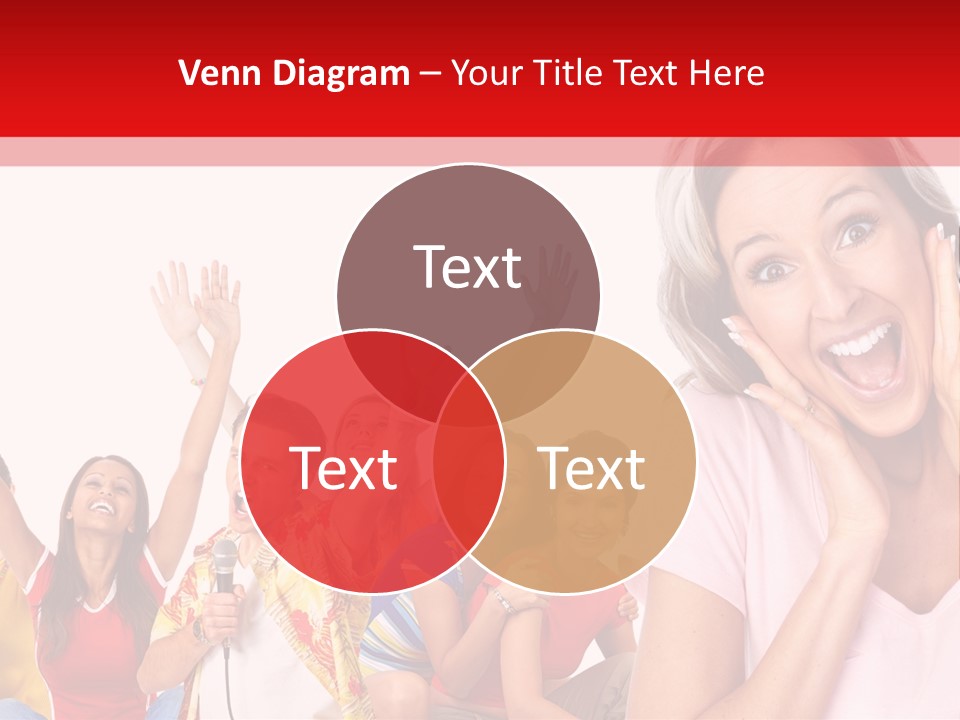 Lady Human Smiling PowerPoint Template