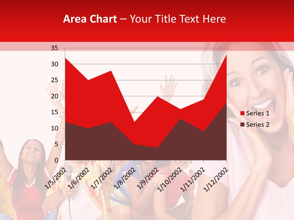 Lady Human Smiling PowerPoint Template
