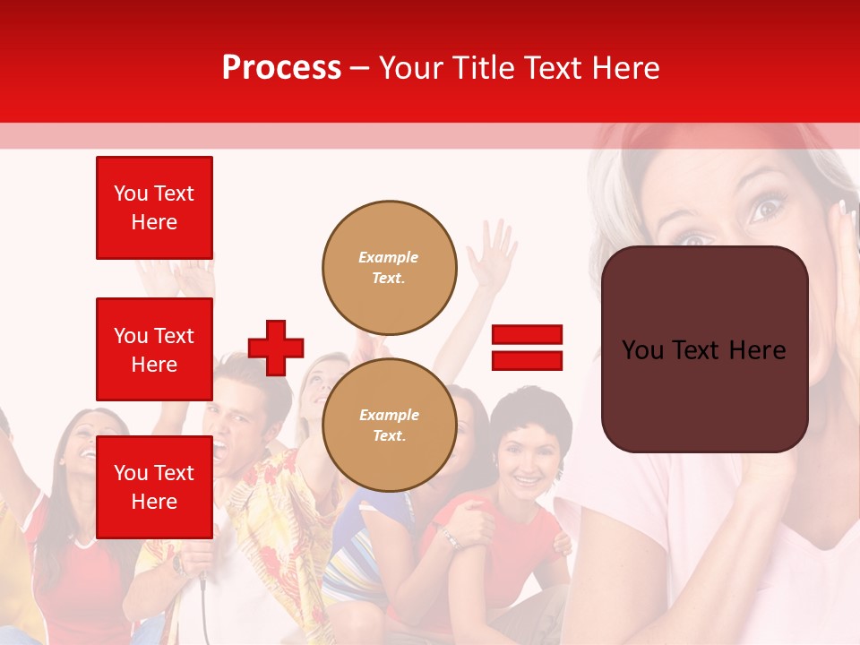 Lady Human Smiling PowerPoint Template
