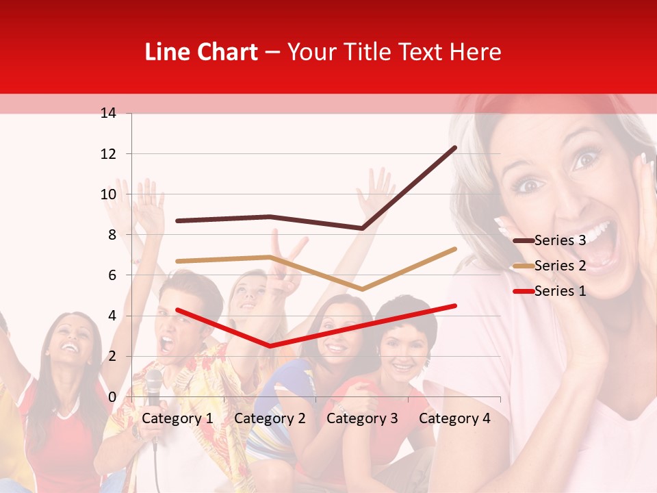 Lady Human Smiling PowerPoint Template