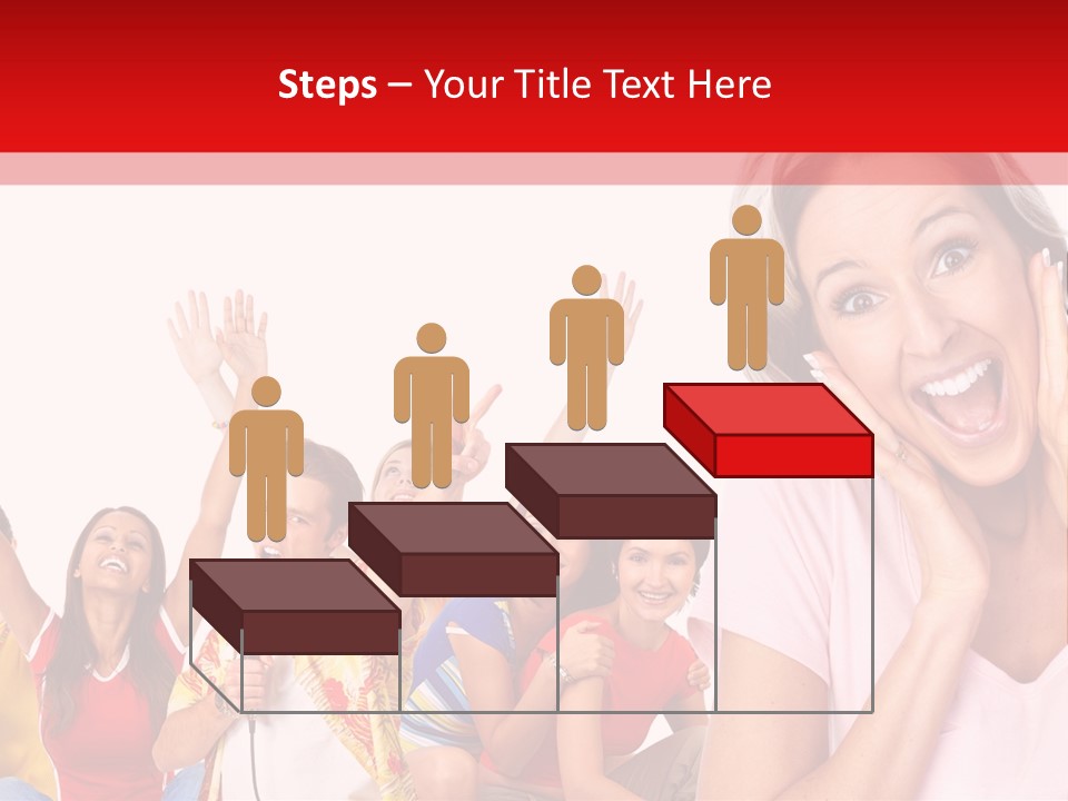 Lady Human Smiling PowerPoint Template