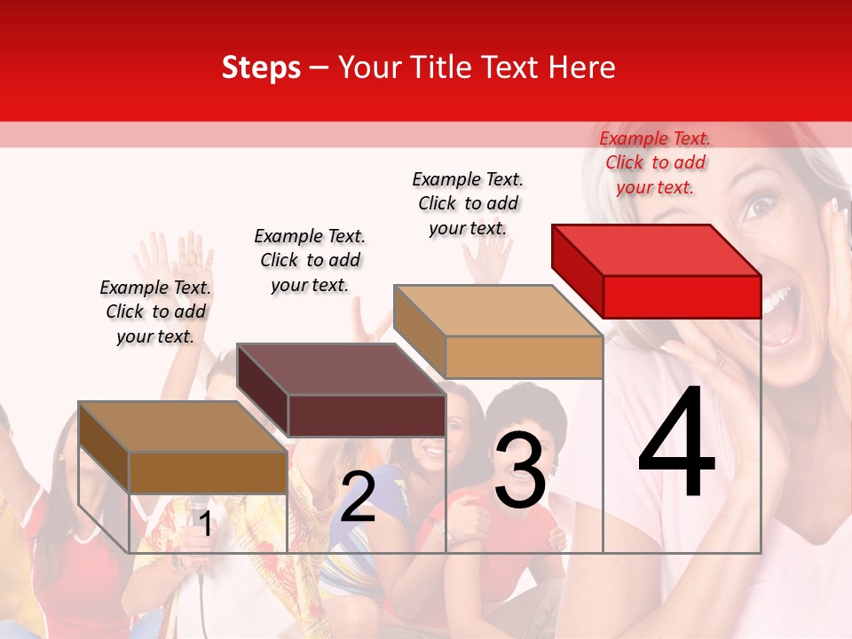 Lady Human Smiling PowerPoint Template