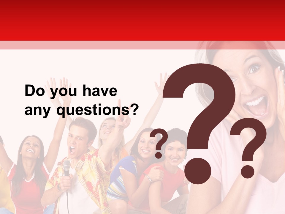 Lady Human Smiling PowerPoint Template