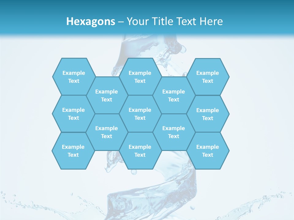 Transparent Water Splashing PowerPoint Template