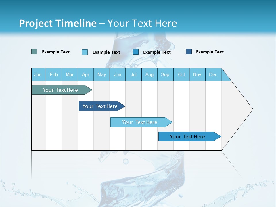 Transparent Water Splashing PowerPoint Template