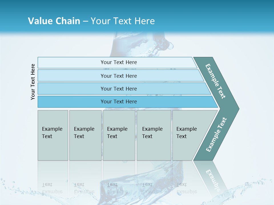 Transparent Water Splashing PowerPoint Template