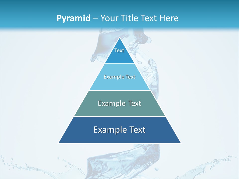 Transparent Water Splashing PowerPoint Template