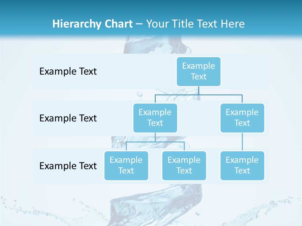 Transparent Water Splashing PowerPoint Template