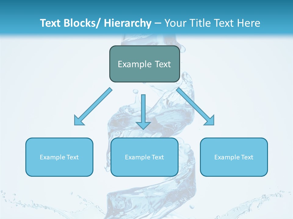 Transparent Water Splashing PowerPoint Template