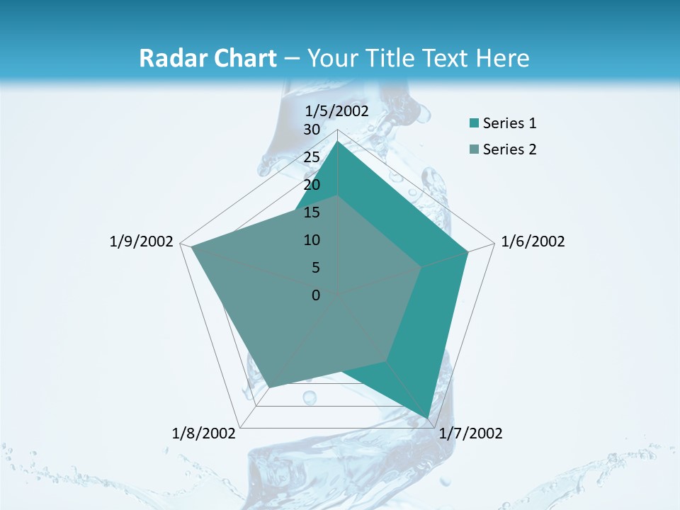 Transparent Water Splashing PowerPoint Template