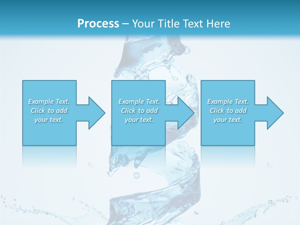 Transparent Water Splashing PowerPoint Template