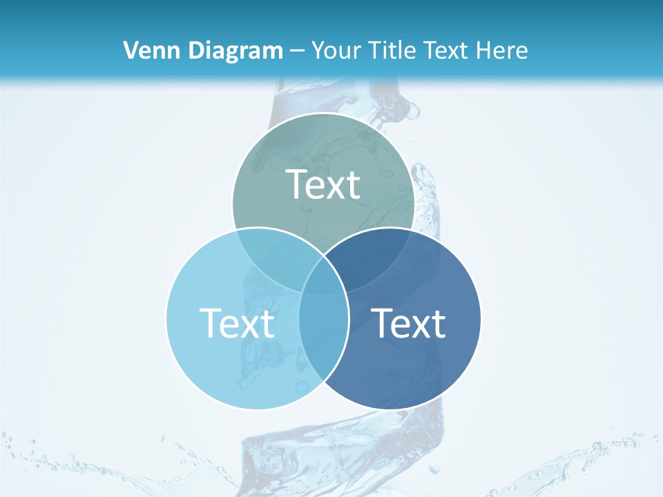 Transparent Water Splashing PowerPoint Template